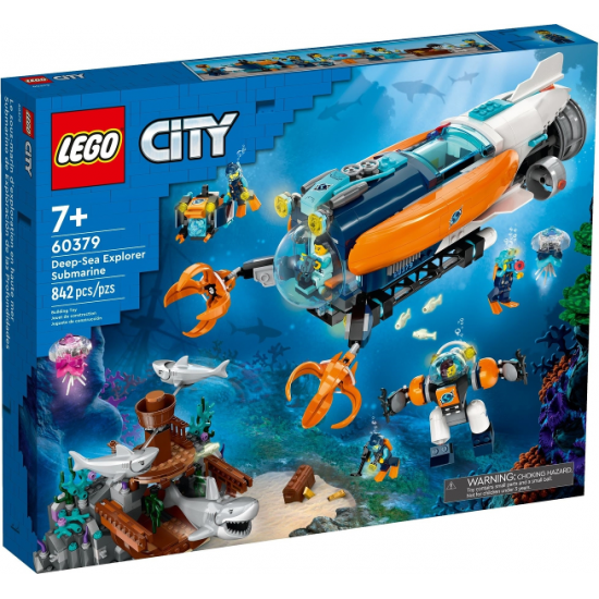LEGO CITY Le sous-marin d’exploration en haute mer 2023